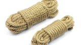 sm – S Mの高級金黄色は縄の夫婦のおもちゃの調合の綱を縛っています (1本5メートルと1本10メートル)