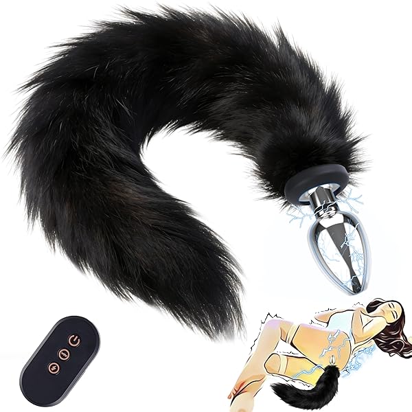 sm – アナルバイブ 電動アナルプラグ 尻尾 アナル尻尾 電撃アナル あなるしっぽ アナルグッズ【微電気で、ふわっと立ち上…