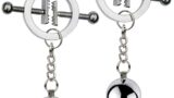 sm – 乳首クリップ ニップルリング チェーンボール付き 乳首開発 金属製 ボディーピアス 調整可能 痛くない 夫婦 カッ…