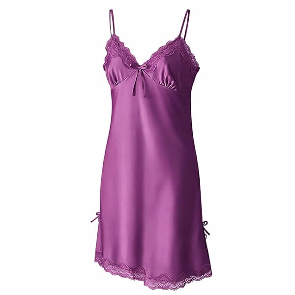 [Ｋａｒｌｙ　Ｓｈｏｐ] サテンスリップ 透けない セクシー ランジェリー ベビードール 大きいサイズ 光沢 上品…