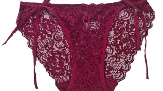 レース ひもパン フルバック セクシー ランジェリー ショーツ 紐 エロ レディース 下着 花柄
