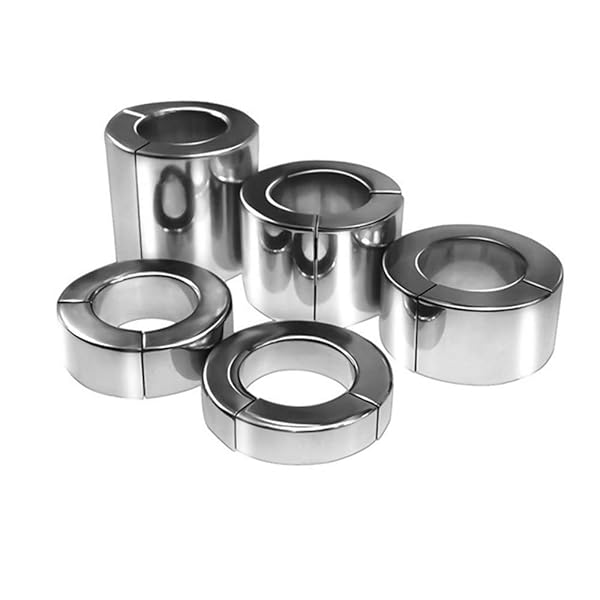 ペニスリング ステンレス鋼 ヘビー デューティ 陰茎リング コックリング マグネット 吸着陰嚢拘束 リング 運動ボ…