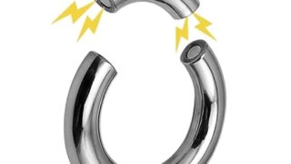 ペニスリング ステンレス鋼 金属 ヘビー デューティ スチール マグネット 吸着 陰嚢 拘束 ペンダント ウェイト…