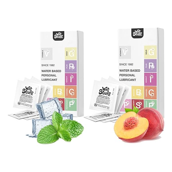 ラブローション 口にしても大丈夫、ラブジェル、ピーチ味潤滑ゼリー& ミント清涼感潤滑ゼリー、2種類の味セット，水溶…