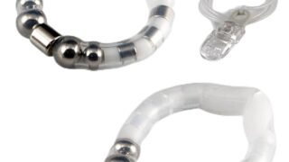 カリバウアー ストロング＆ライト2本セット 仮性リング 小さめ対応 ペニスリング 日本製 ネオジム磁石搭載 （ホワイト）