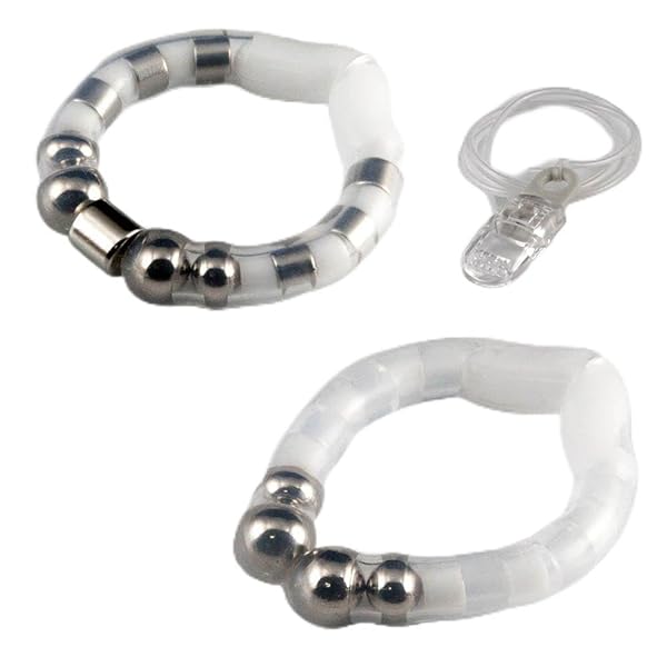 カリバウアー ストロング＆ライト2本セット 仮性リング 小さめ対応 ペニスリング 日本製 ネオジム磁石搭載 （ホワイト）