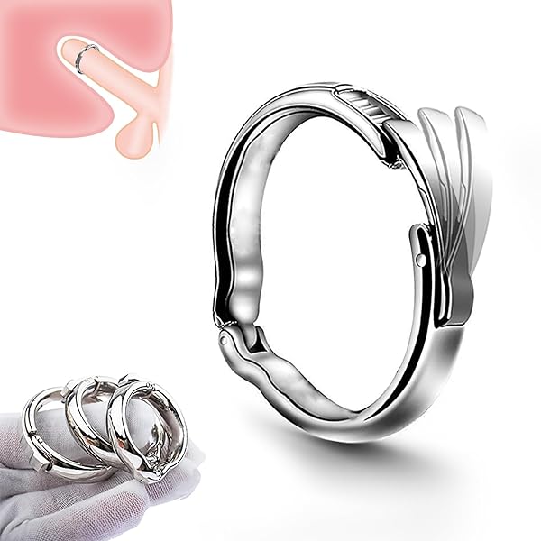 調整可能 コックリング 金属製 3サイズセット ペニスリング ステンレス製 内径26-32mm 光沢仕上げ 大人の…