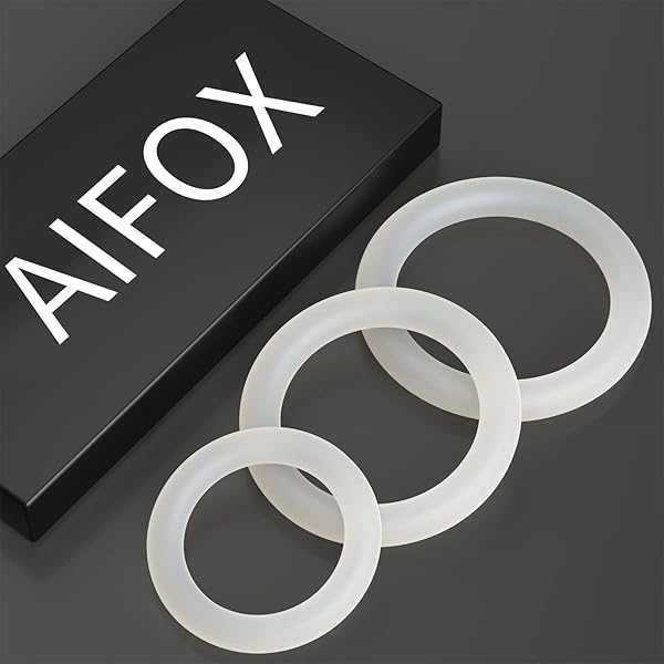 AiFox ペニスリング コックリング 3点セット 日本方にぴったり 高弾力シリコン 男性用オナニーリング ペニス…