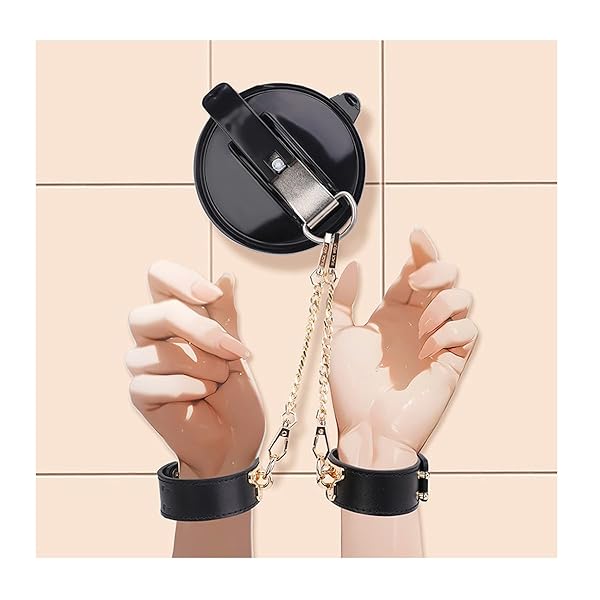 CHYG SMグッズ 手枷 拘束具 痛くない手錠 アダルトグッズ 女性 浴室用 吸盤手枷 sm プレイ グッズ 拘…