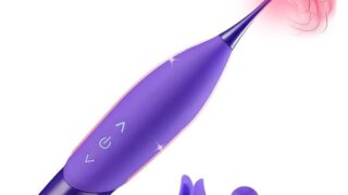 ローター – 女性カップルに適した成人情趣用品-高週波強力女性振働クリケットG点刺激器、回転運働付き-紫色です