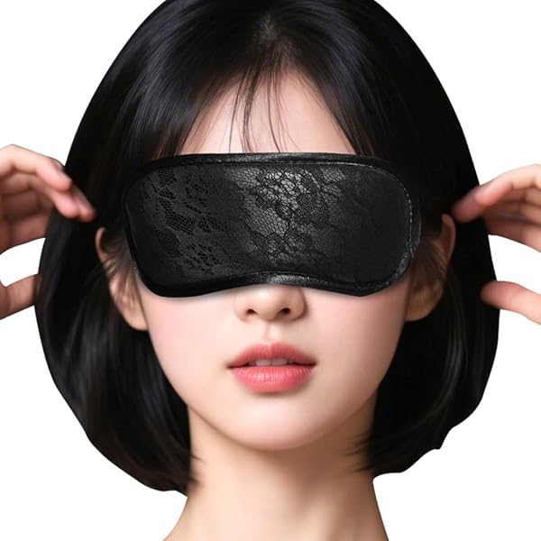 HOKUTO ラグジュアリーアイマスク ブラック 目隠し SMグッズ アダルトグッズ 女性 smプレイ 目隠プレイ…