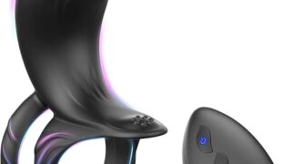 Hisecret ペニスリング コックリング 電動バイブ 10種類振動モード 遠隔操作 Gスポット責め クリトリス…