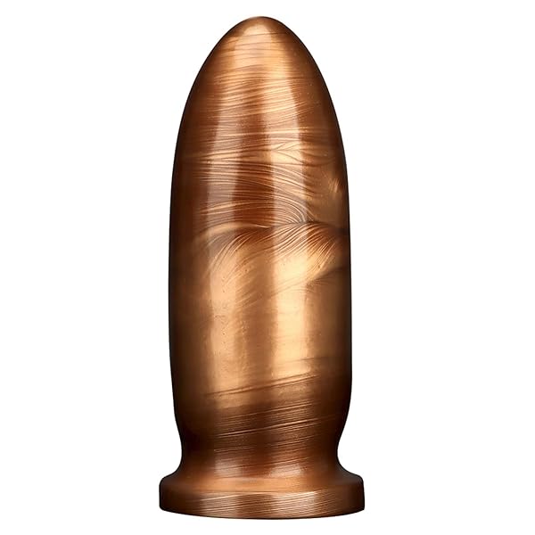 Hitasi アナルディルド 女性用 太い 柔らかい巨大 アナルプラグ PVC 弾丸形 極太ディルド 吸盤付きアナ…