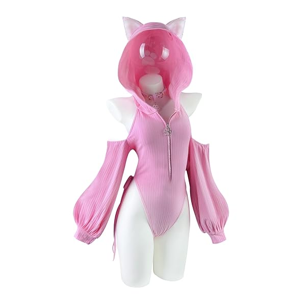 [KORURACLUB] セクシーな猫メイド服 レディースランジェリーセット 子猫 猫の爪 コスプレ セクシーセー…