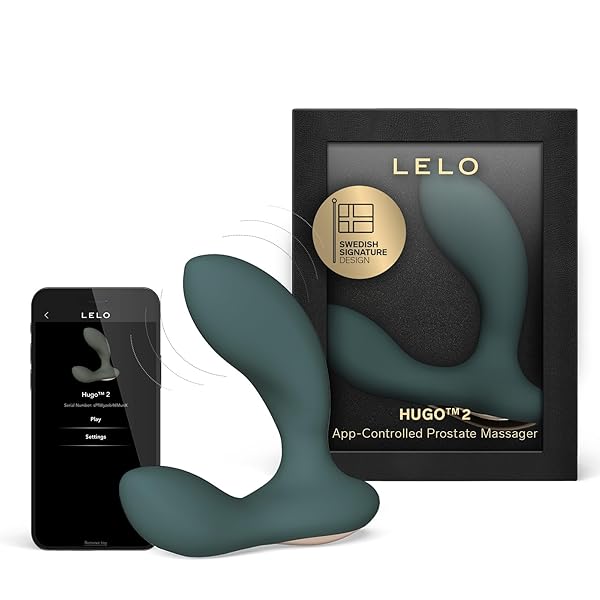 ディルド – LELO HUGO 2 前立腺バイブレーターはBluetoothアプリ対応の先進的な男性用セックストイで、16の設…
