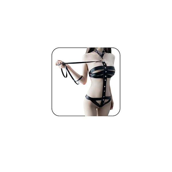 [LUNA NOIR] sm コスチューム 奴隷 コスプレ sm 亀甲縛り ボディースーツ 拘束具 女性用