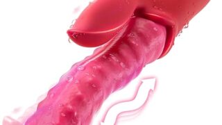 【神の舌業・うねる舌先で奥まで責める新快感】MOMONII Athena（アテナ） 蠕動バイブ 女性用 舌の動きを…