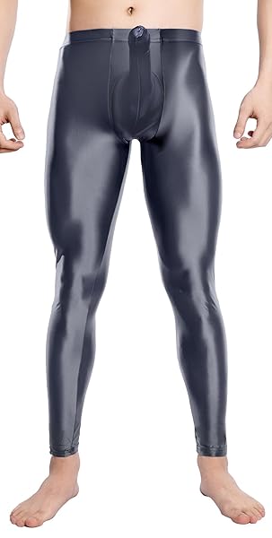 ランジェリー – [Maeau] メンズ ぞうさんパンツ セクシー ロング 下着 高光沢 透け つるつる 人気 立体 竿出し レギン…