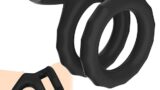 Orirya コックリング シリコン ペニスリング 三重の束縛 柔らかいシリコン製 弾力 コックリング アダルトグ…