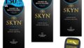 SKYN 潤滑ゼリー増量タイプ 痛み緩和 Extra Lubコンドーム 10個 ×3箱 【ケース＆ローションセット】