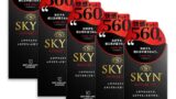 SKYN 不二ラテックス コンドーム intense feel インテンスフィール つぶつぶ イボイボ 凹凸付き …