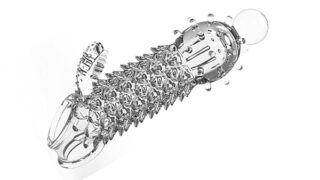 ペニスサック アダルトグッズイボ付き TPE製 ペニスサック シリコン製 ペニスリング突起繰り返しタイプペニス サ…