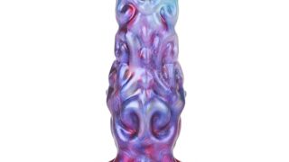 ディルド – TaRiss’s アナルプラグ 突起付き 凹凸あり 吸盤付き シリコン S 6.4cmx19.6cm パープル