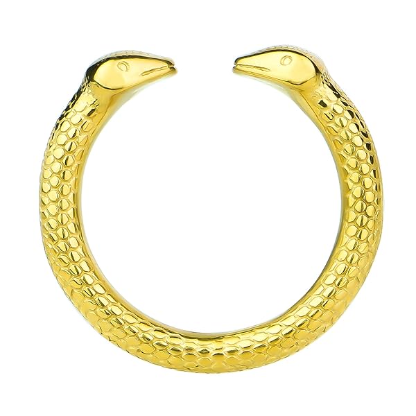 Yemaxコックリング ペニスリング 金属 304ステンレス製蛇頭型の開口設計cock ring アダルトグッズ …