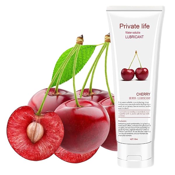 チェリー味潤滑ゼリー、舐められる潤滑ローション、水溶性ジェル、潤滑剤ゼリー、サクランボエキス贅沢配合、フルーツ味潤…