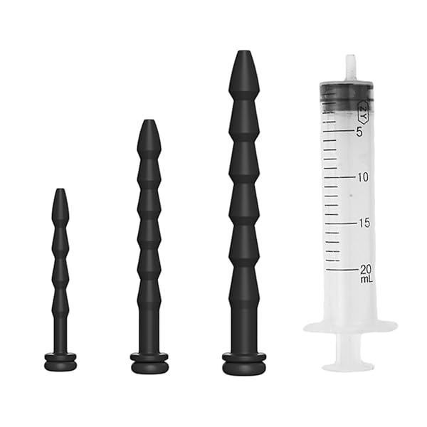 sm – Orirya 尿道プラグ 中空ペニスプラグ 柔らかシリコン素材 尿道ブジー キノコ型デザイン 滑り止めベース付き …