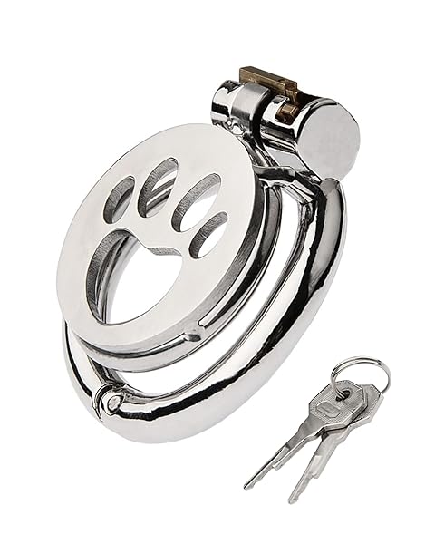 sm – Tibemi貞操帯 フラット 貞操具 鍵付き ていそうたい男性器 開閉式貞操リング付き 貞操体 ステンレス鋼おしゃ…