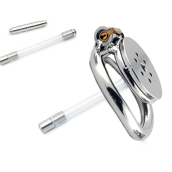 sm – 貞操帯ステンレス鋼男性フラット貞操ロック 錠付貞操装置コックケージ エスケープ 貞操ケージ 拘束具SM セックスおもちゃ