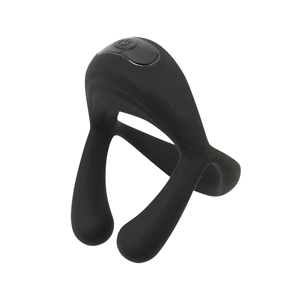 有能すぎるマルチリング トリプル振動10種 生活防水 玉袋 陰嚢 挟む 長いアームでしっかり振動！バイブレーションリング