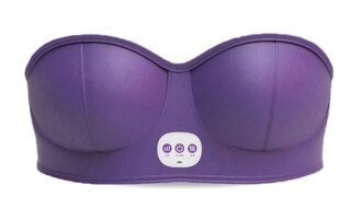 ローター – （1パック）電動バストマッサージャー、バストマッサージブラジャー、美しい形を整えるためのusbワイヤレス電気マッサ…