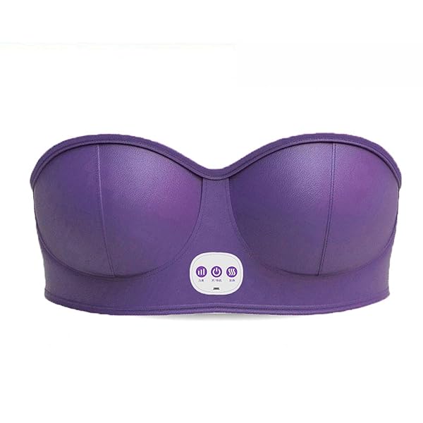 ローター – （1パック）電動バストマッサージャー、バストマッサージブラジャー、美しい形を整えるためのusbワイヤレス電気マッサ…