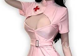 コスプレ 大きいサイズ ナース コスチューム 2L 3L 4L かわいい 看護婦 看護師 医療 セクシーランジェリ…