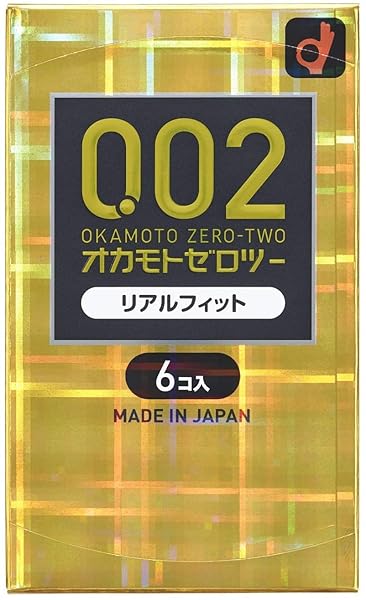 コンドーム – 【オカモト】　ゼロツー リアルフィット ６個入×3