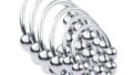 6点セット コックリング ステンレス ペニスリング 男性用 6ビーズ付き アダルト用リング 25mm-40mm直径…