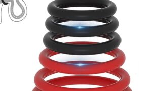 6点セット 包茎リング ペニスリング ペニスリング コックリング シリコン製 ペニス拘束具 SM 男性用 アダルト…