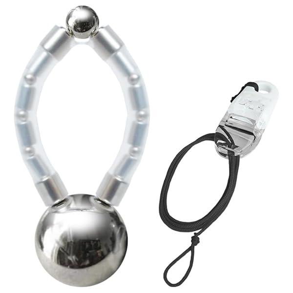 クマッキー A77鎖型CR 包茎 ペニス 牽引 リング 小さめ 対応 増大 チントレ 日本製 磁石 器具（落下防止付き）