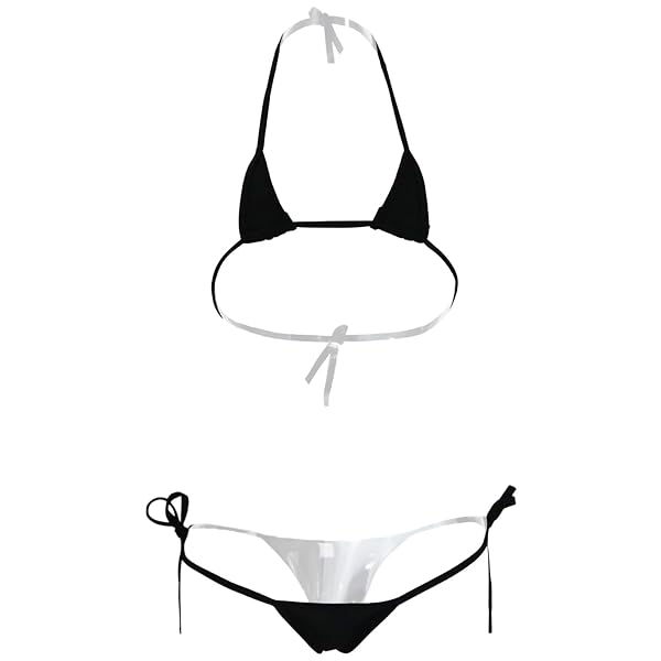 Black Omen (ブラックオーメン) 過激露出極小マイクロビキニ セクシー レディース コスプレ 水着 コス…