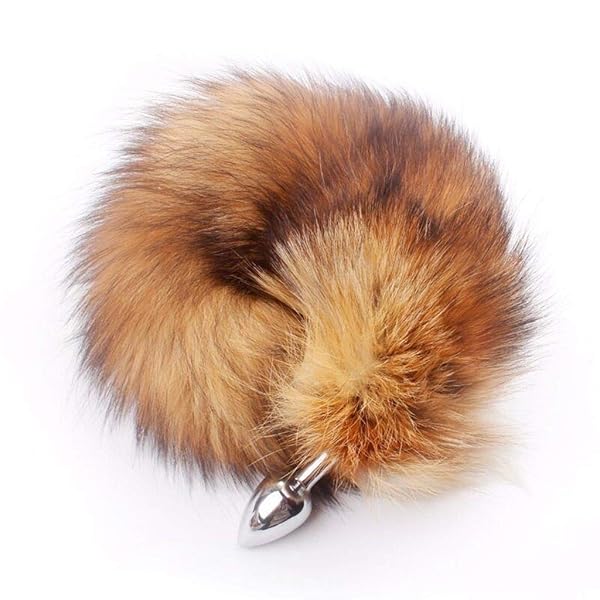 ディルド – CHAOUA アナルプラグ 尻尾 smグッズ アナル拡張 ブラウンフォックステールコスプレ用 アナル調教アダルトグ…