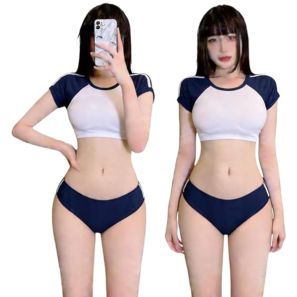 [Formemory] チアガール スク水 制服 コスプレ セクシーランジェリー スクール水着 体操着 女子高生 …