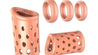 GOODLAND コックリング 包茎リング ペニスリング 通気孔 5点セット 通気性100% 快適 昼间用＆夜間用…