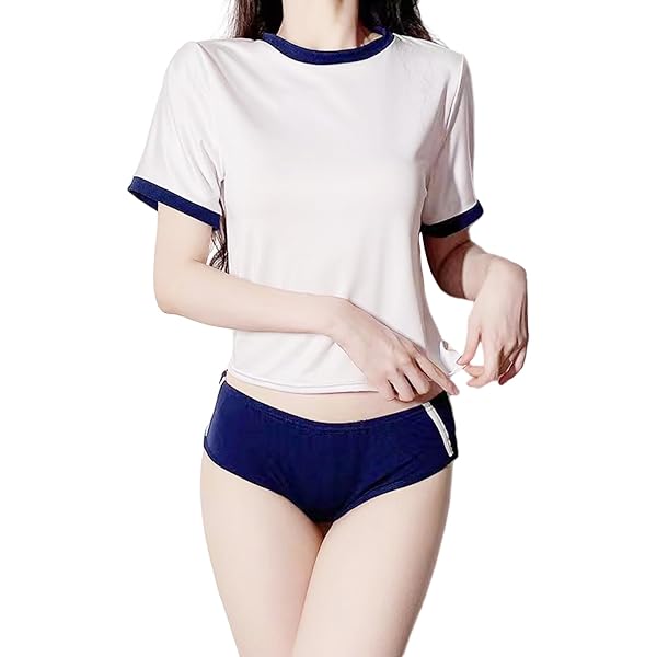 [Joyasslly] 体操服 ブルマ コスプレ レディース 上下セット セクシー えっち 大人のコスプレ 女子高…