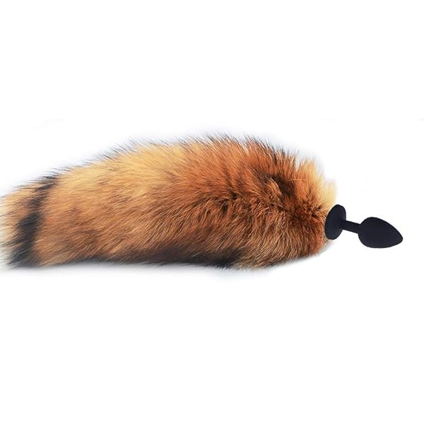 ディルド – KKXYD アナルプラグ 尻尾 シリコン エロコスプレ 前立腺開発 アナル責め初心者 狐の尻尾 アナニー 初心者 …