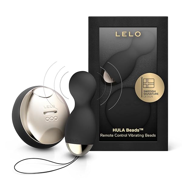 LELO (レロ) HULA ビーズ – ねじれ、回転、振動ロータービーズ、女性用ケーゲルボール、遠隔操作 アダル…