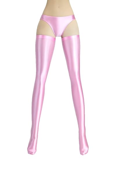 コスプレ – MJINM 超光沢ニーハイストッキング ロング 波型滑り止め 伸縮性 極薄素材 激密着 目立つレースクイーン キャ…