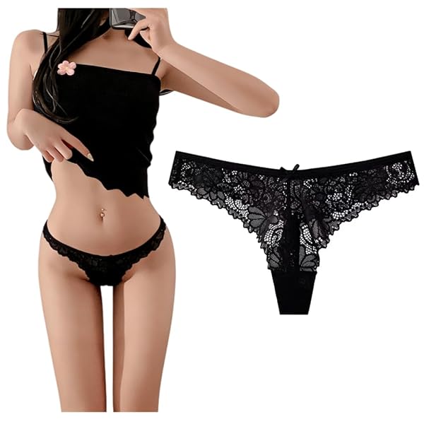 ランジェリー – [Meishang] ショーツ Tバック レディース ふんどし 総レース シースルー セクシー スケスケ パンティ…