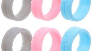 [NUOLUX] シリコンリング 夜光 蓄光 指輪 ラバーリング 軽量 おしゃれ 肌に優しい 防水仕様 水泳 アウ…